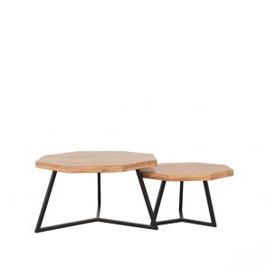 Table Basse Set Figure 70x70x40 cm
